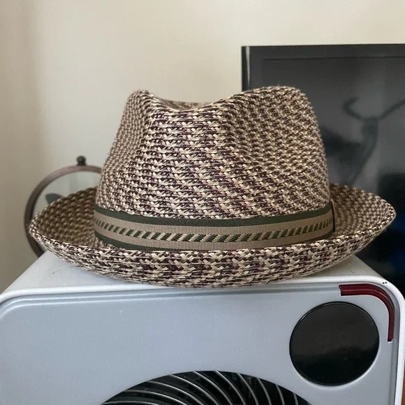 Bailey of Hollywood Men's Mannes Braided Fedora Trilby Hat - Picture 2 of 7